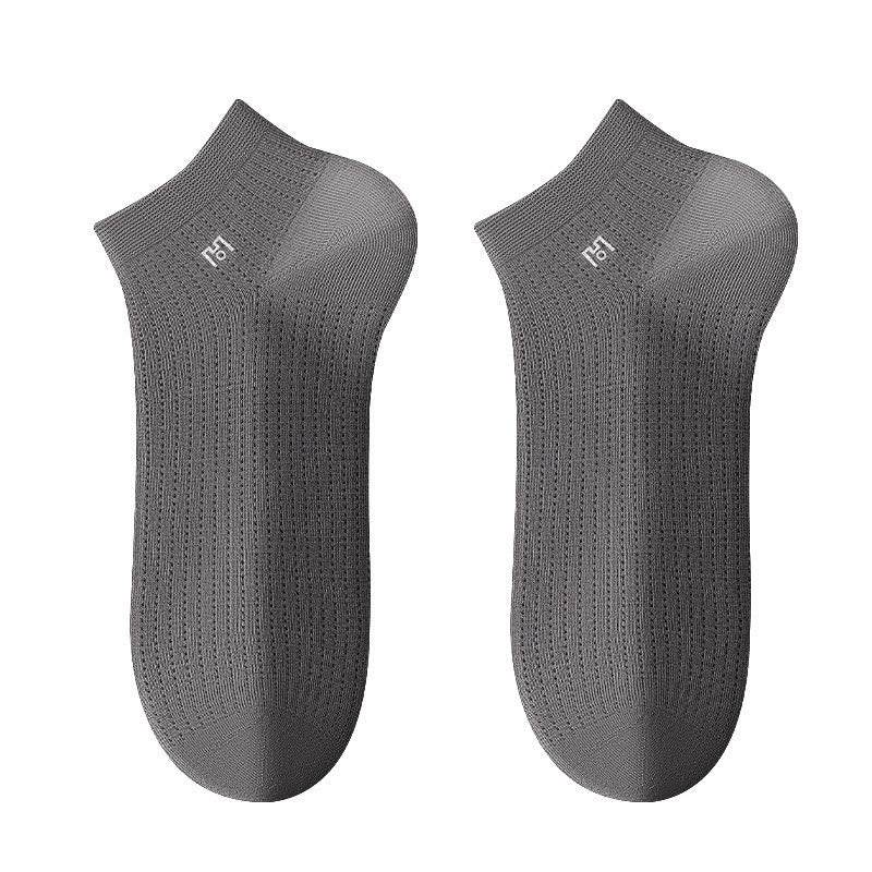Chaussettes respirantes pour chevilles (5 paires) - Gris - UE39-44 (US5-10) - image 6