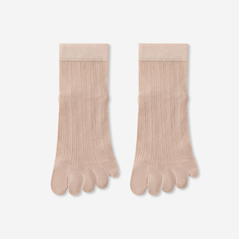 Chaussettes d'alignement en bambou (3 paires) - Kaki - EU36-40(US3-7) - image 16
