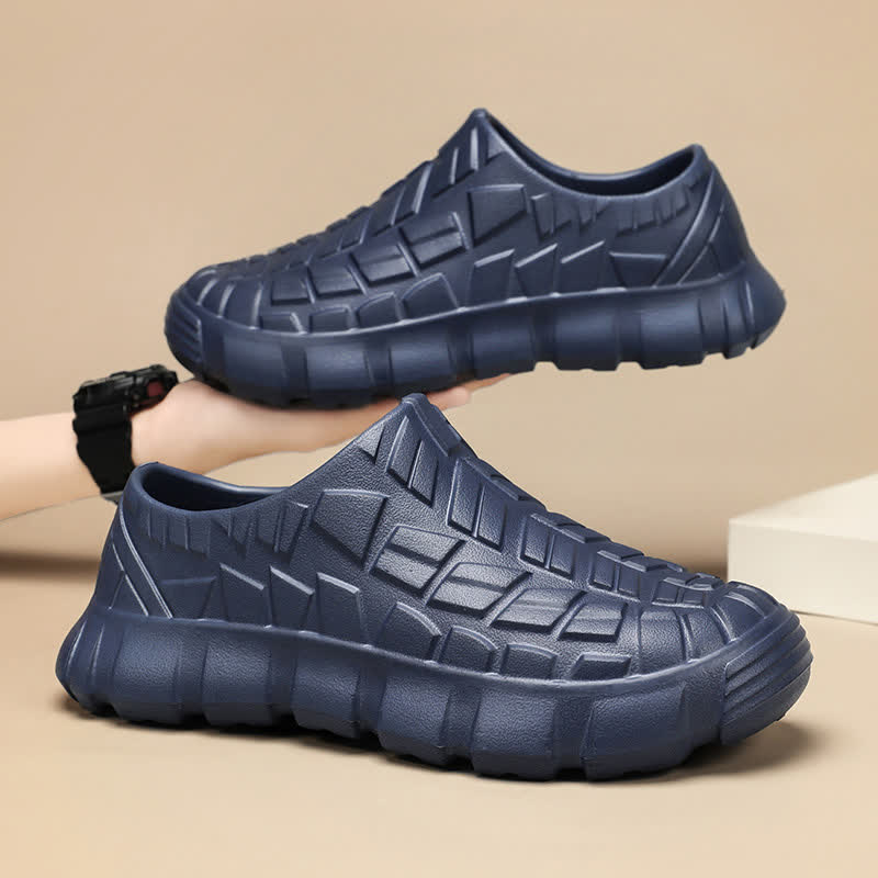 Chaussures de travail antidérapantes - Bleu marine - EU44-45(US10-11) - image 16