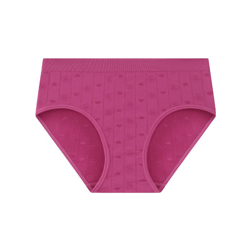 Culotte taille haute côtelée sans coutures (lot de 3) - Fuchsia - XL - image 9