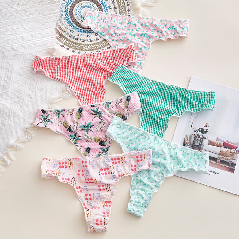 Culottes string à carreaux vichy doux (paquet de 3) - image 11