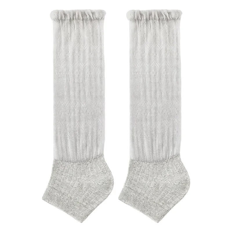 Chaussettes montantes en dentelle transparente (3 paires) - image 4
