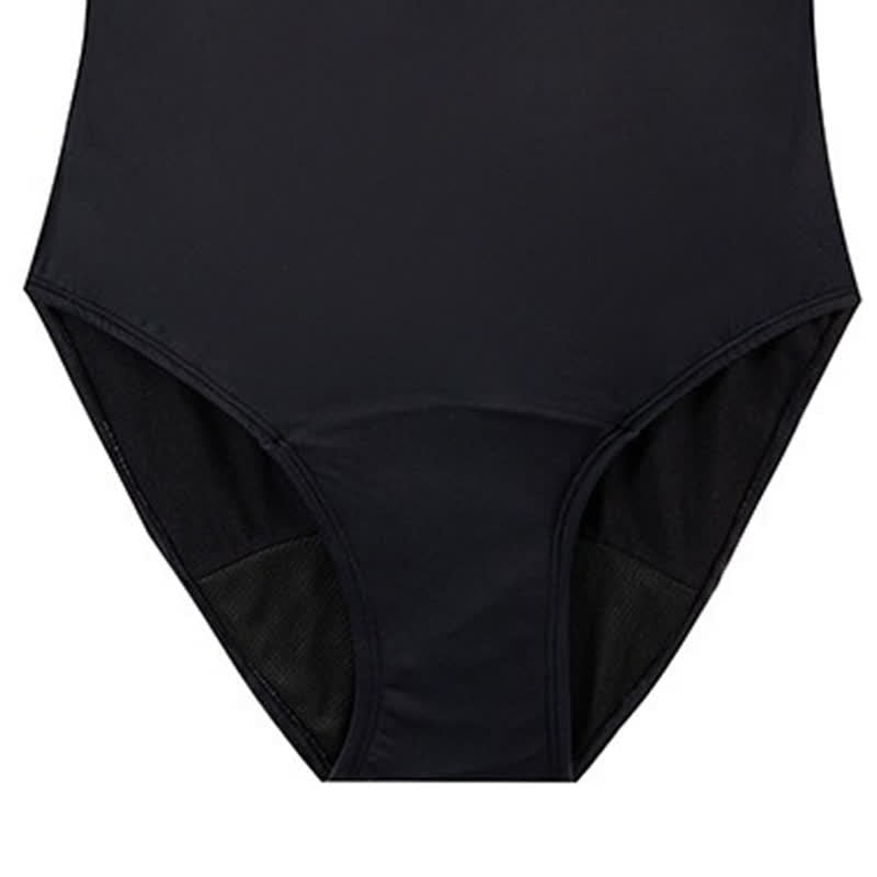 Maillot de bain une pièce noir minimaliste - image 4
