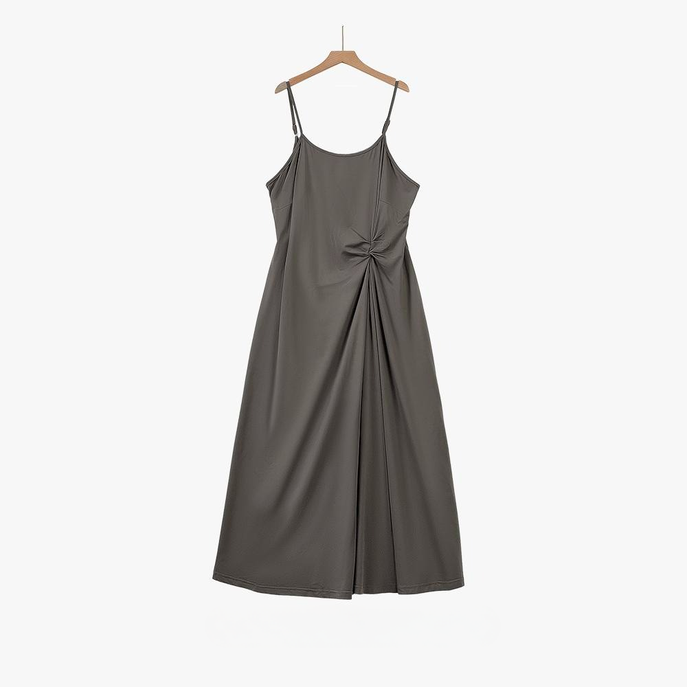 Ensemble chemise drapée et robe débardeur grande taille - Robe - 6XL - image 9