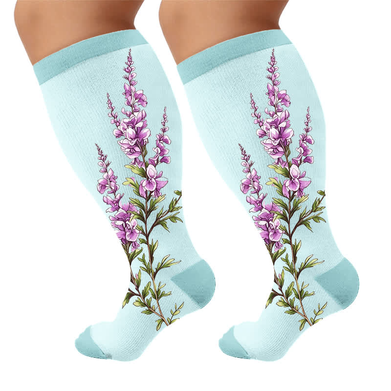 Chaussettes de compression Morning Glory grandes tailles - image 10