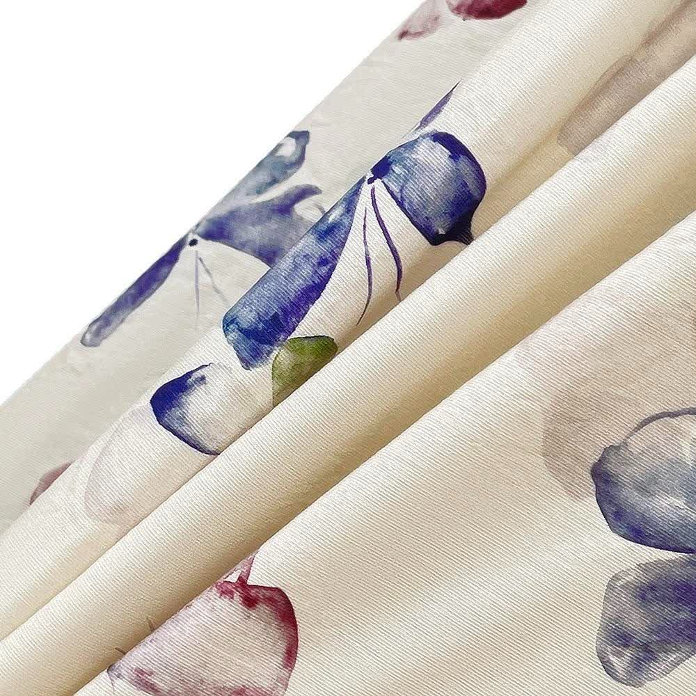 Robes d'été légères vintage à fleurs, col en V et taille empire - image 4