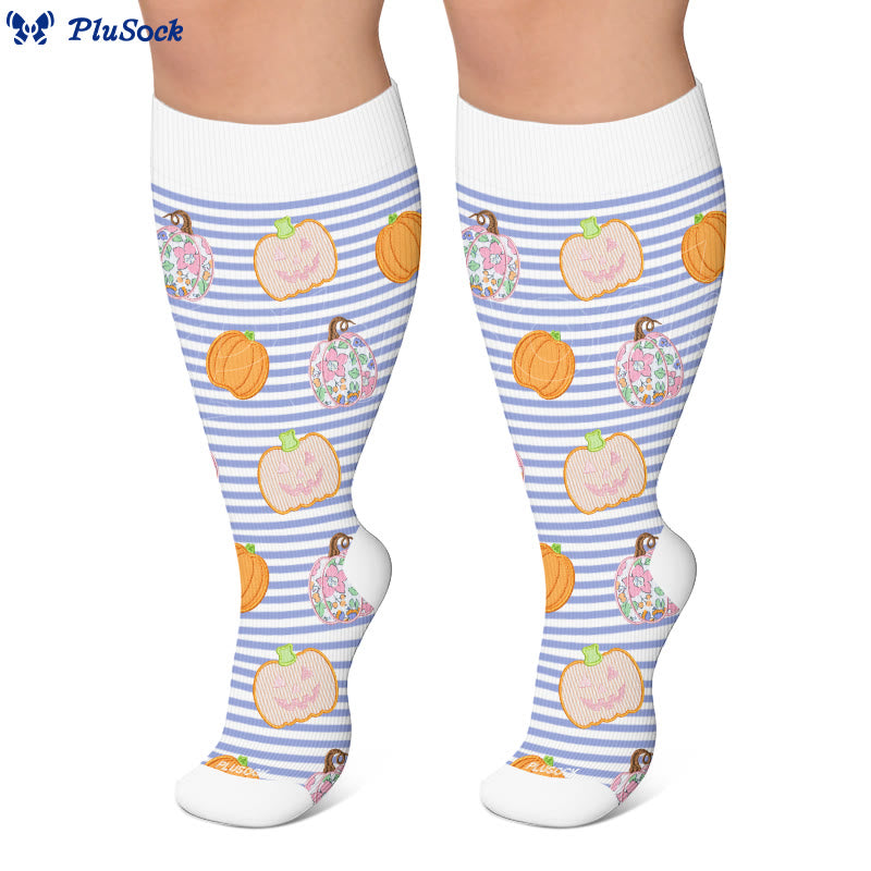 Chaussettes de compression grandes tailles à rayures Spider Ghost - image 10