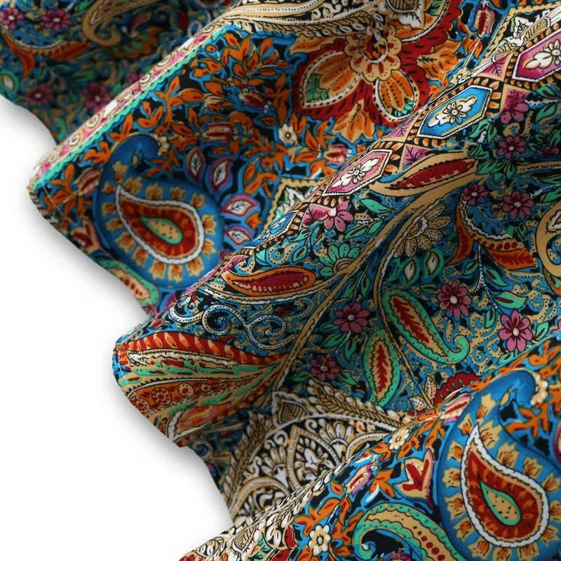 Robe midi bohème à volants - image 5
