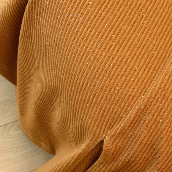 Robe midi décontractée en maille à col rond - image 3