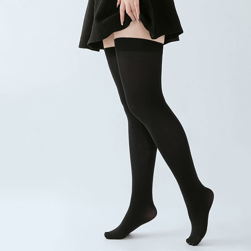 Chaussettes hautes épaisses en coton (3 paires) - image 3