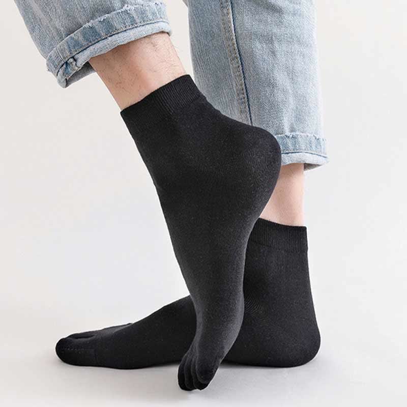 Chaussettes antibactériennes d'alignement à cinq orteils grande taille (5 paires)