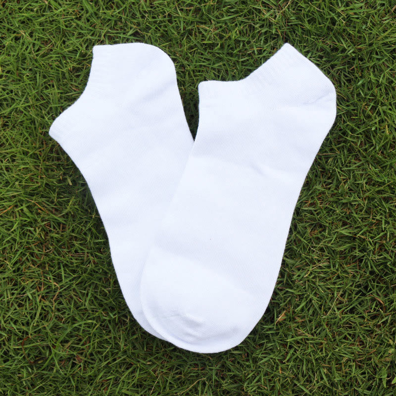 Chaussettes montantes en coton uni grande taille (3 paires)
