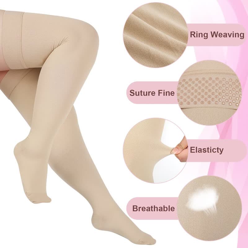 Chaussettes de compression antidérapantes grande taille