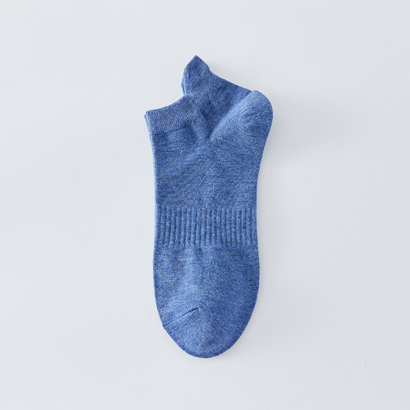 Chaussettes respirantes de couleur unie grande taille (8 paires)
