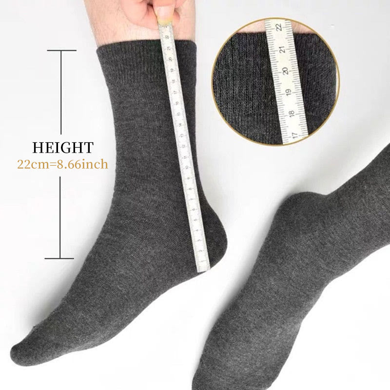 Chaussettes unies douces grande taille (5 paires)