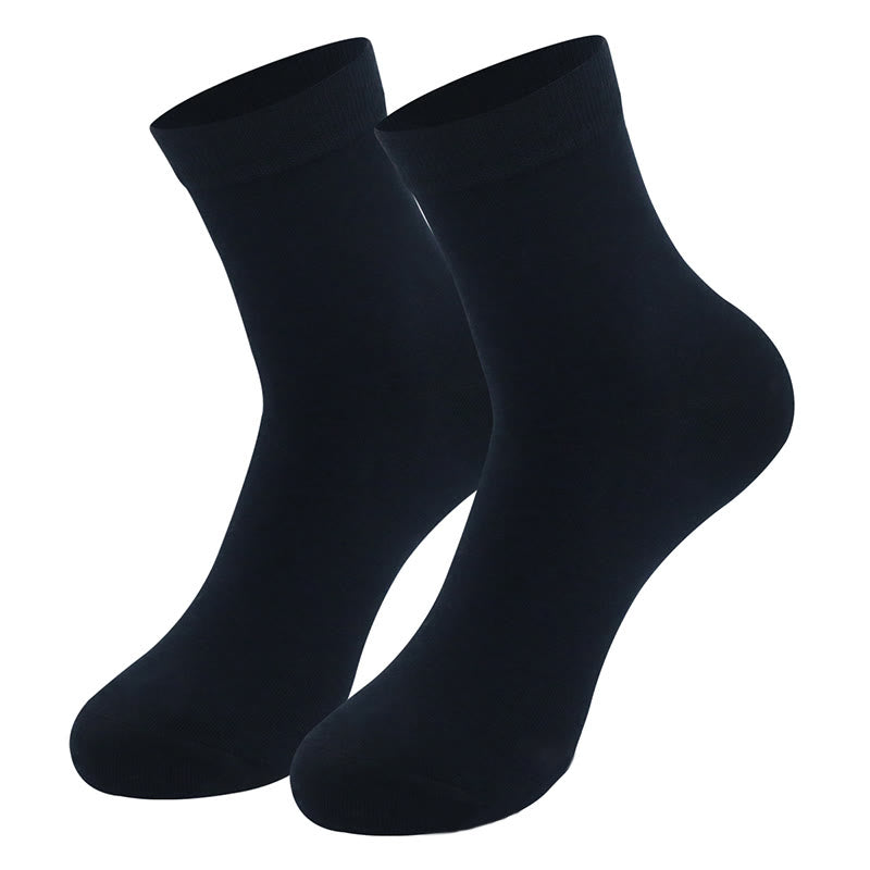 Chaussettes épaisses en coton Plusock (3 paires) - EU44-48 (US10-13) - Noir - image 9
