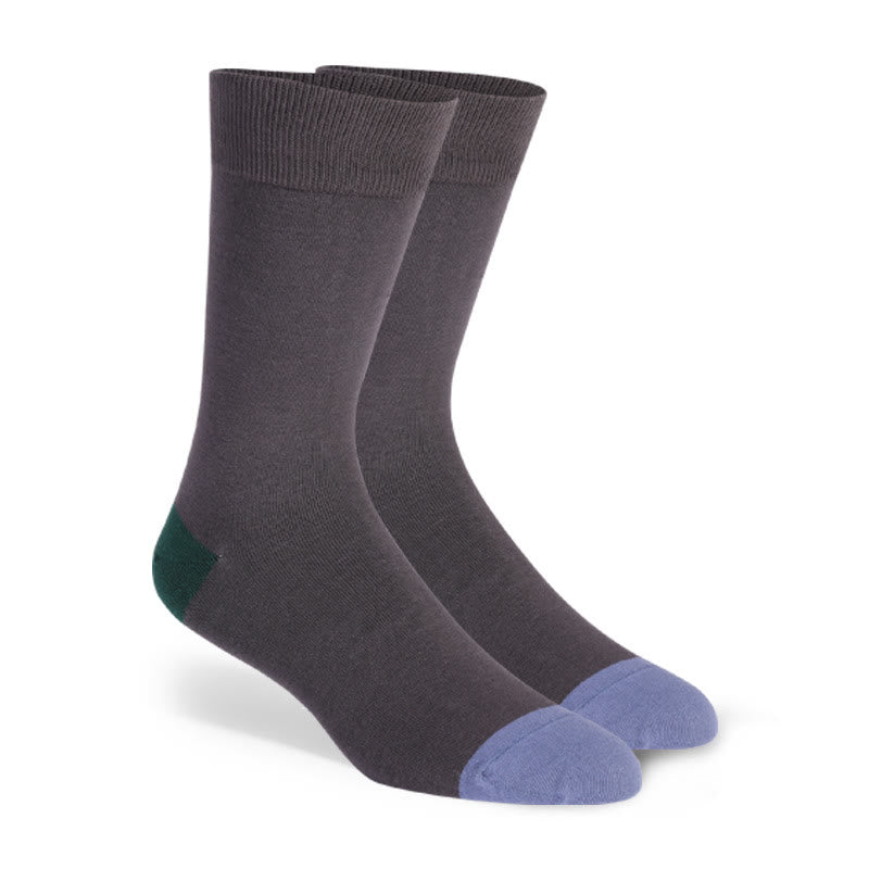 Chaussettes à rayures colorées grande taille (6 paires)