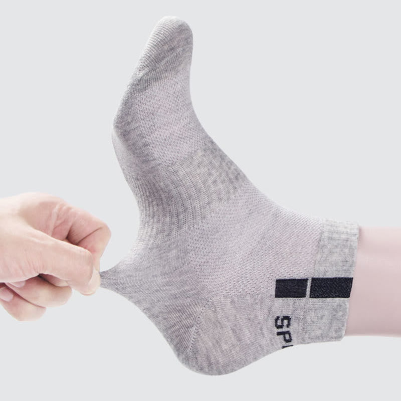 Chaussettes respirantes en maille grande taille (5 paires)