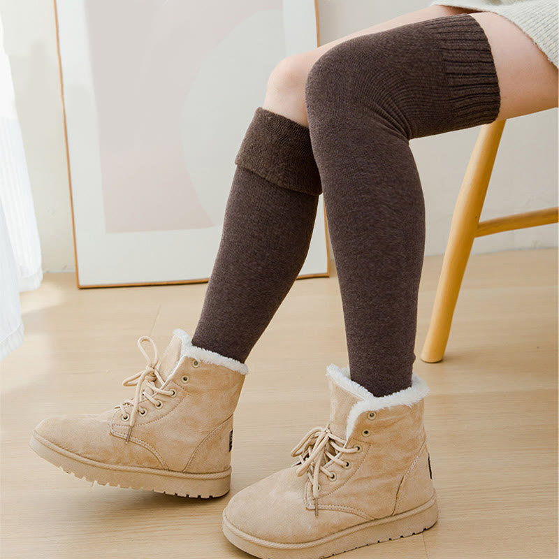 Manchons cuissardes grande taille sans orteils (7 paires)