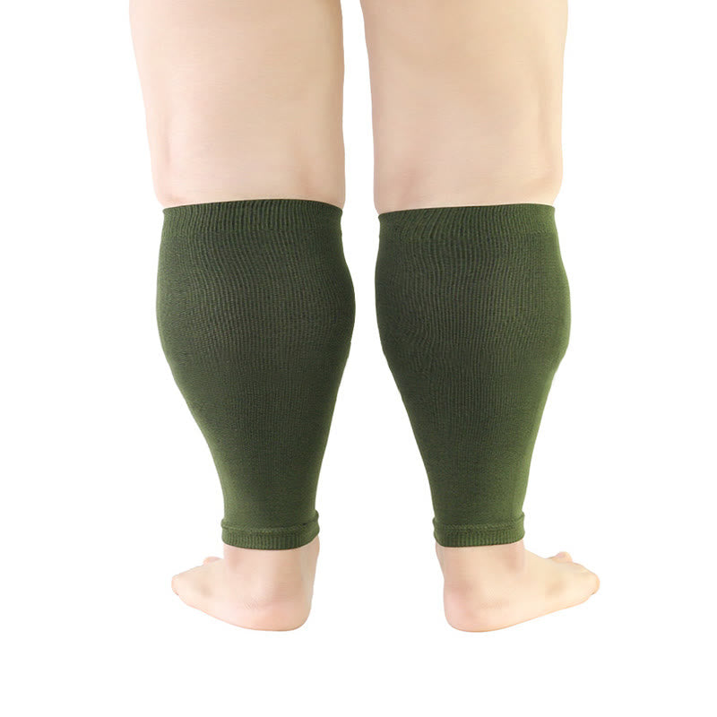 Chaussettes de compression multicolores à larges mollets