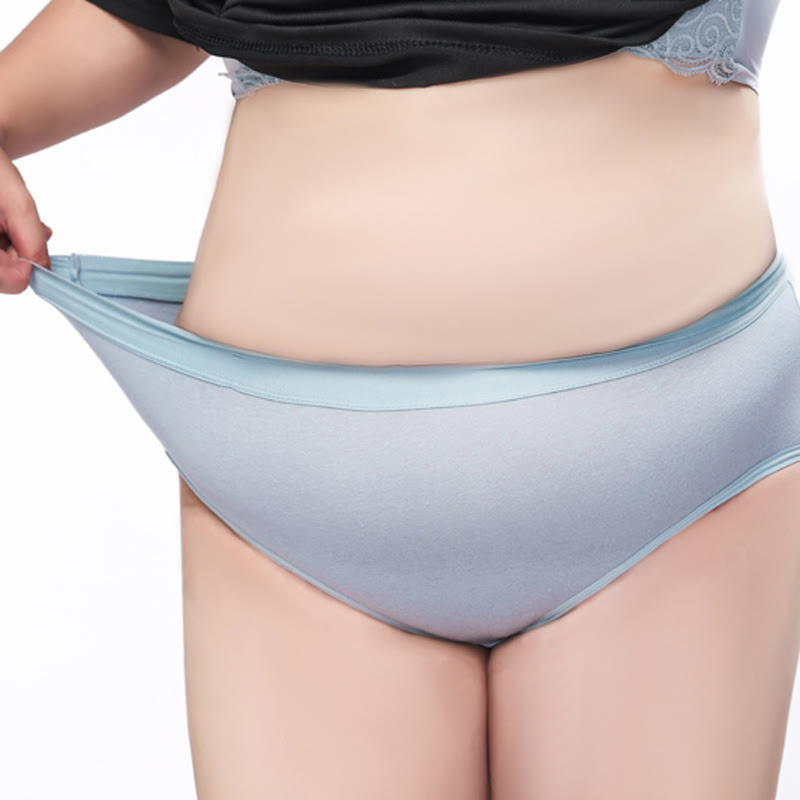 Culottes extensibles taille haute simples grande taille (lot de 4)