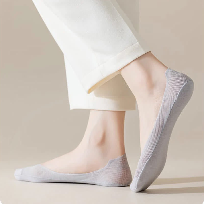 Chaussettes bateau en maille grande taille (7 paires)