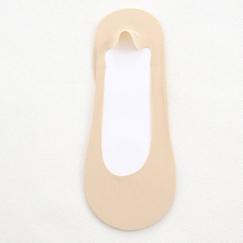 Chaussettes antidérapantes invisibles grande taille (7 paires)