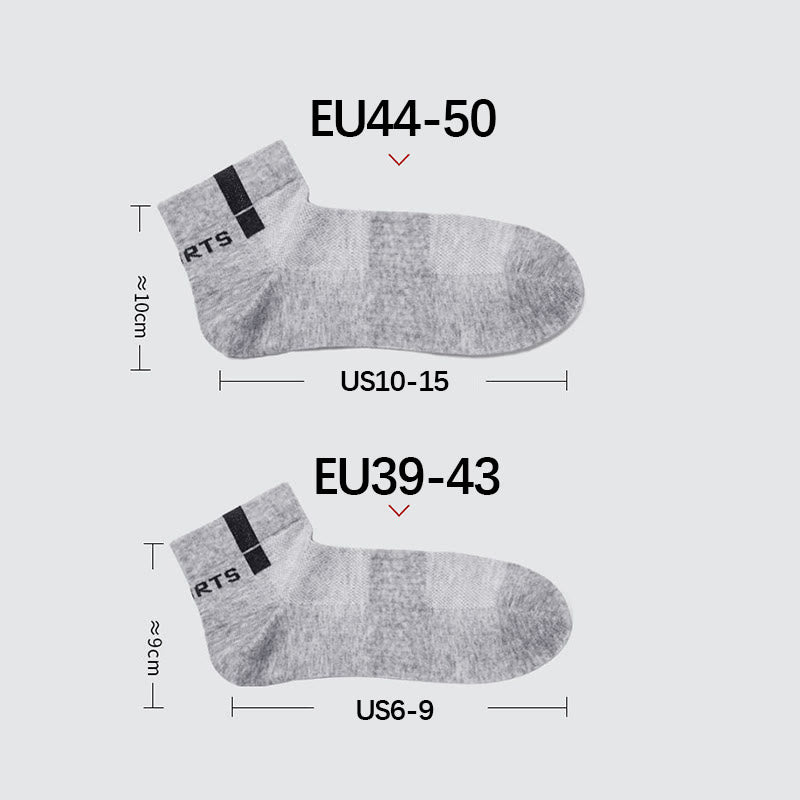 Chaussettes respirantes en maille grande taille (5 paires)