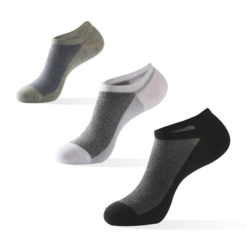 Chaussettes basses respirantes grande taille (6 paires)