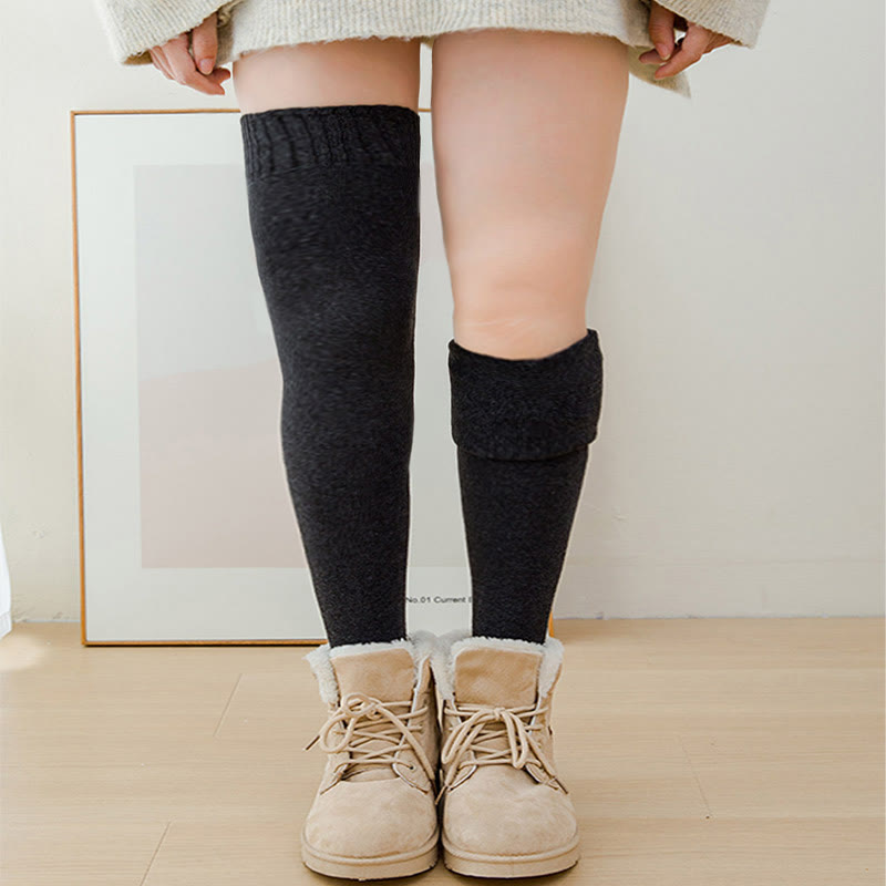 Manchons cuissardes grande taille sans orteils (7 paires)