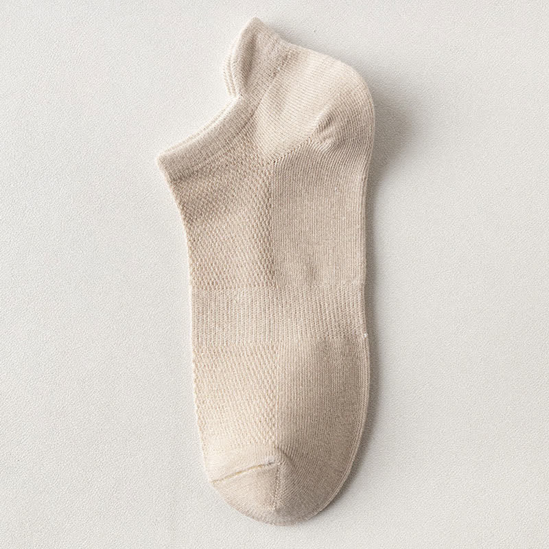 Chaussettes respirantes à la cheville grande taille (5 paires)