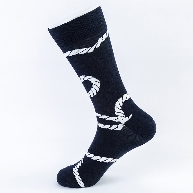 Chaussettes montantes à imprimé zèbre (5 paires) - image 5