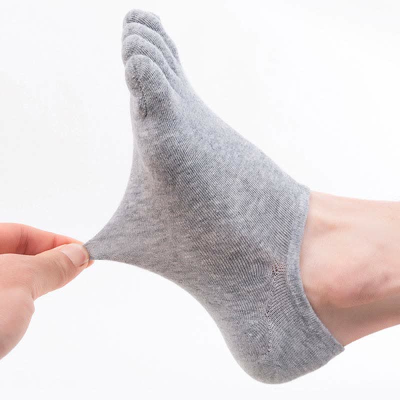 Chaussettes antibactériennes d'alignement à cinq orteils grande taille (5 paires)