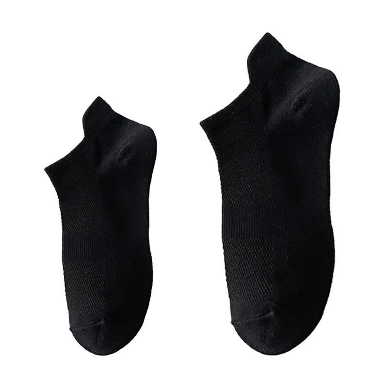 Chaussettes respirantes à la cheville grande taille (5 paires)