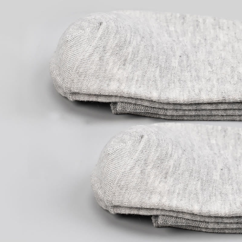 Chaussettes unies douces grande taille (5 paires)