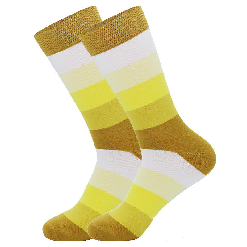 Chaussettes fantaisie colorées et lumineuses (5 paires)