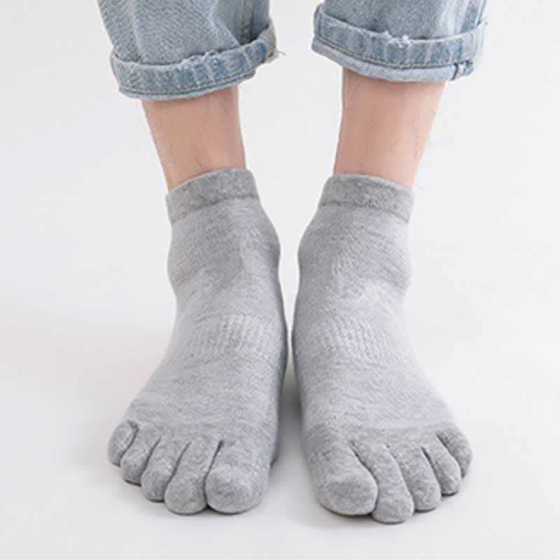 Chaussettes antibactériennes d'alignement à cinq orteils grande taille (5 paires)