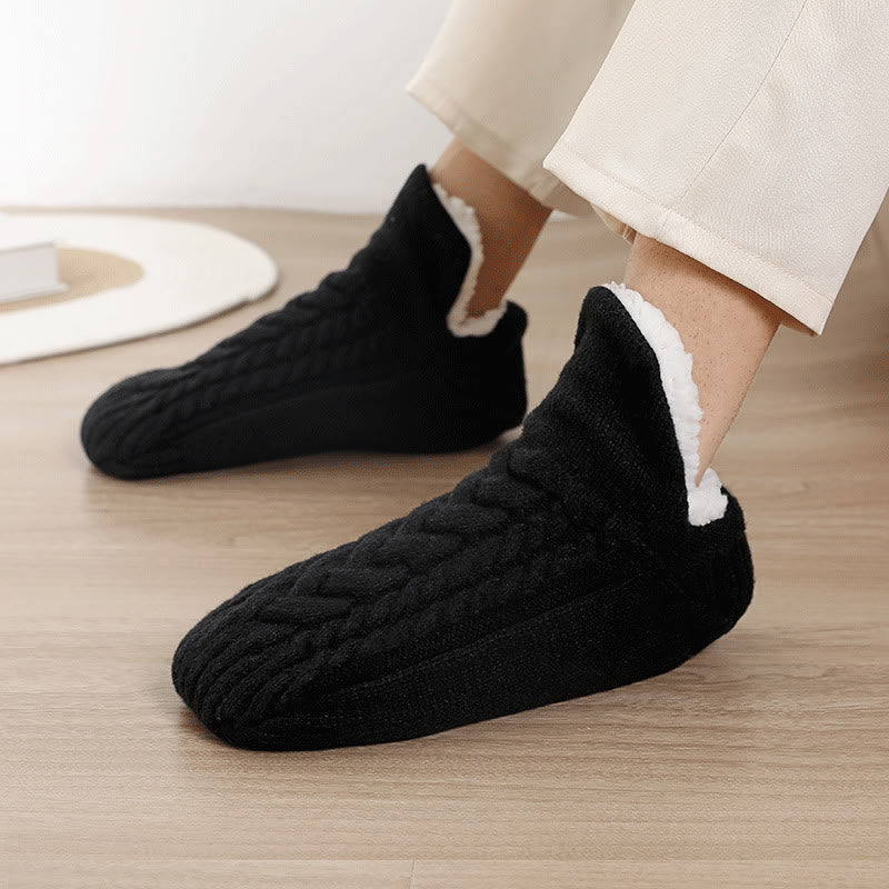Chaussettes antidérapantes grande taille (2 paires)