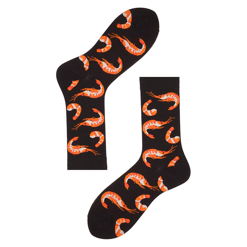 Chaussettes amusantes de la série Marine grande taille (5 paires) - image 20