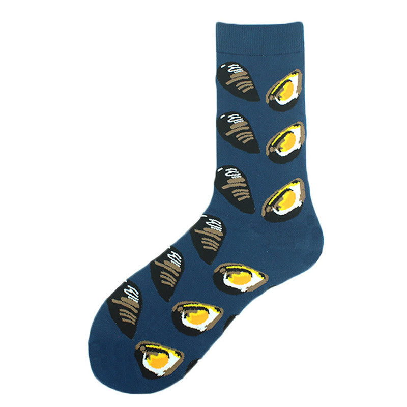 Chaussettes amusantes de la série Marine grande taille (5 paires) - image 21