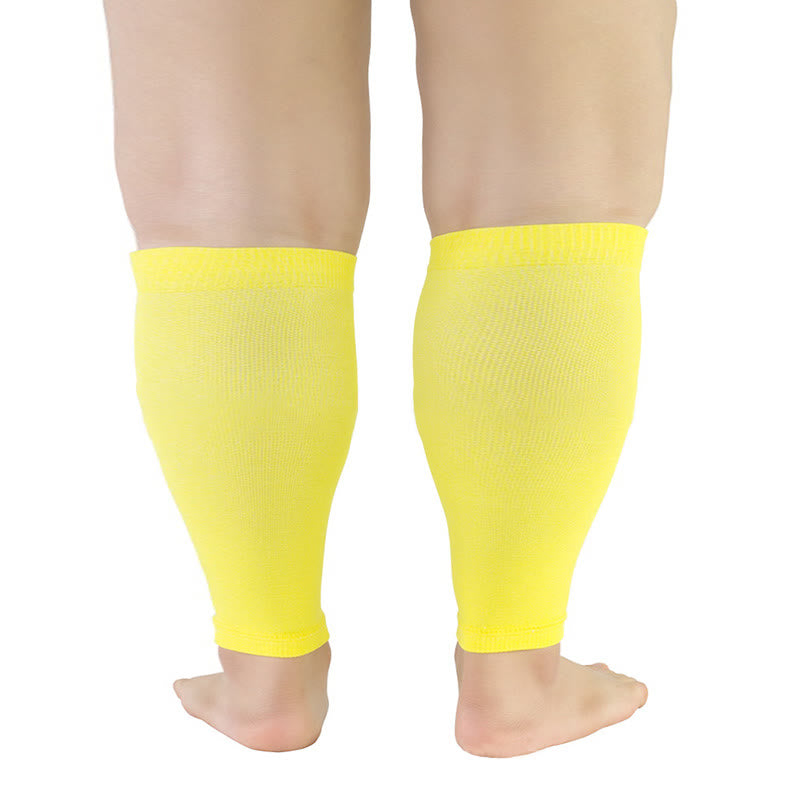 Chaussettes de compression multicolores à larges mollets