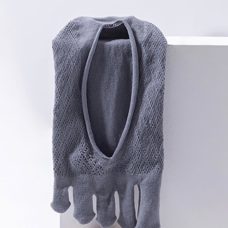 Chaussettes d'alignement des cinq orteils grande taille (6 paires)