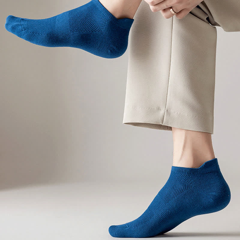Chaussettes respirantes à la cheville grande taille (5 paires)