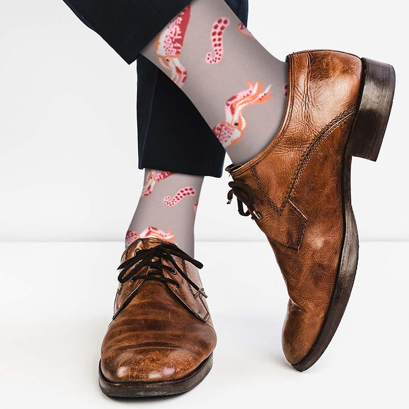 Chaussettes amusantes de la série Marine grande taille (5 paires) - image 11