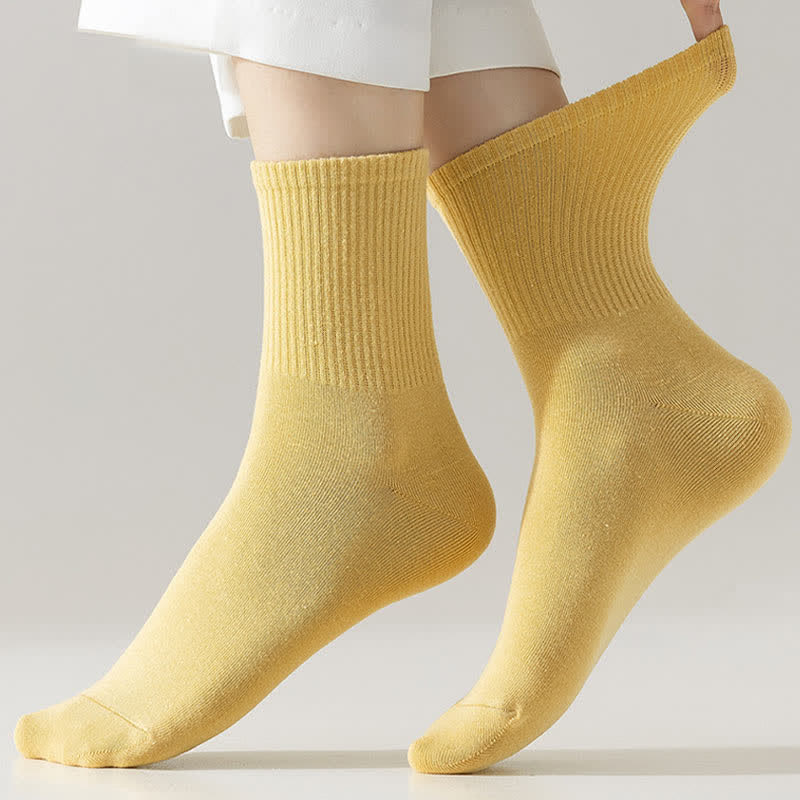 Chaussettes confortables en coton grande taille (6 paires)