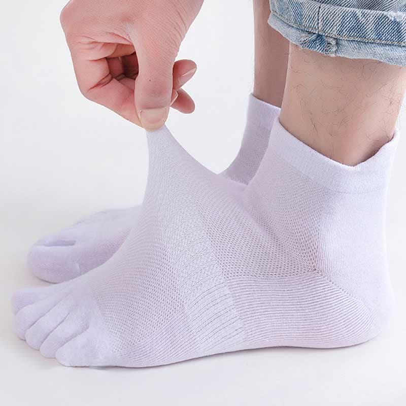 Chaussettes antibactériennes d'alignement à cinq orteils grande taille (5 paires)