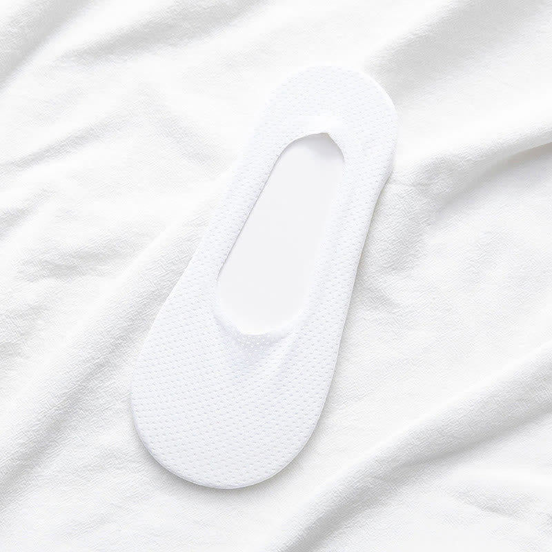 Chaussettes antidérapantes invisibles grande taille (5 paires)