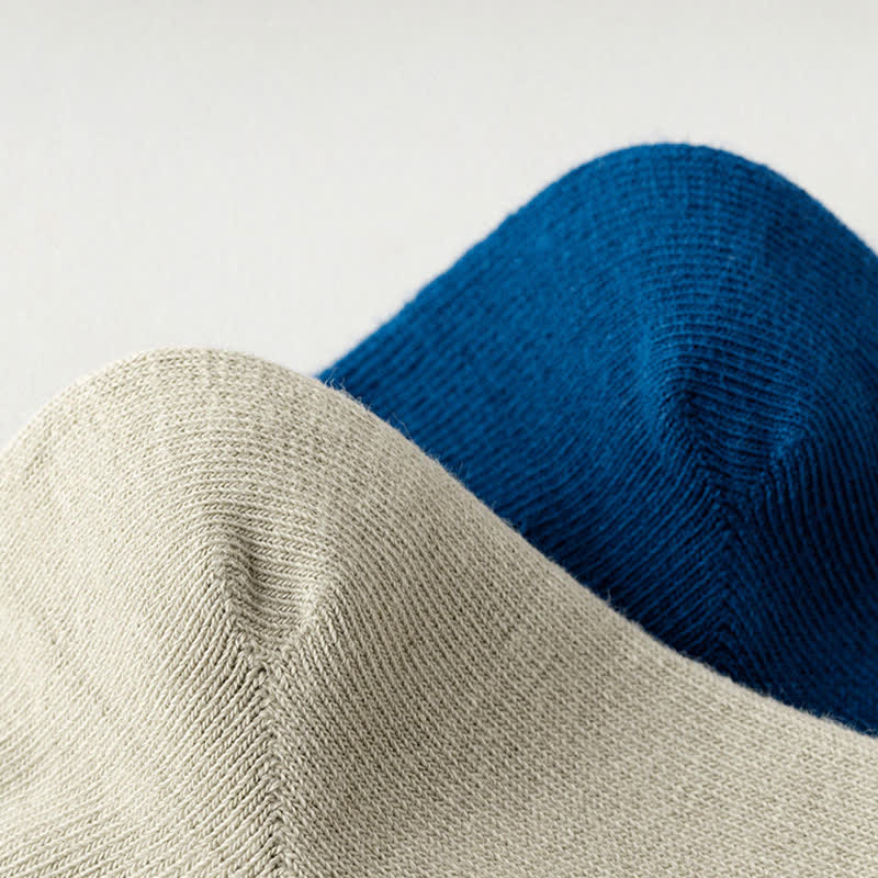 Chaussettes respirantes à la cheville grande taille (5 paires)