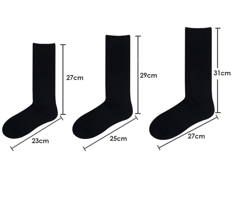 Chaussettes à rayures unies grande taille (3 paires)