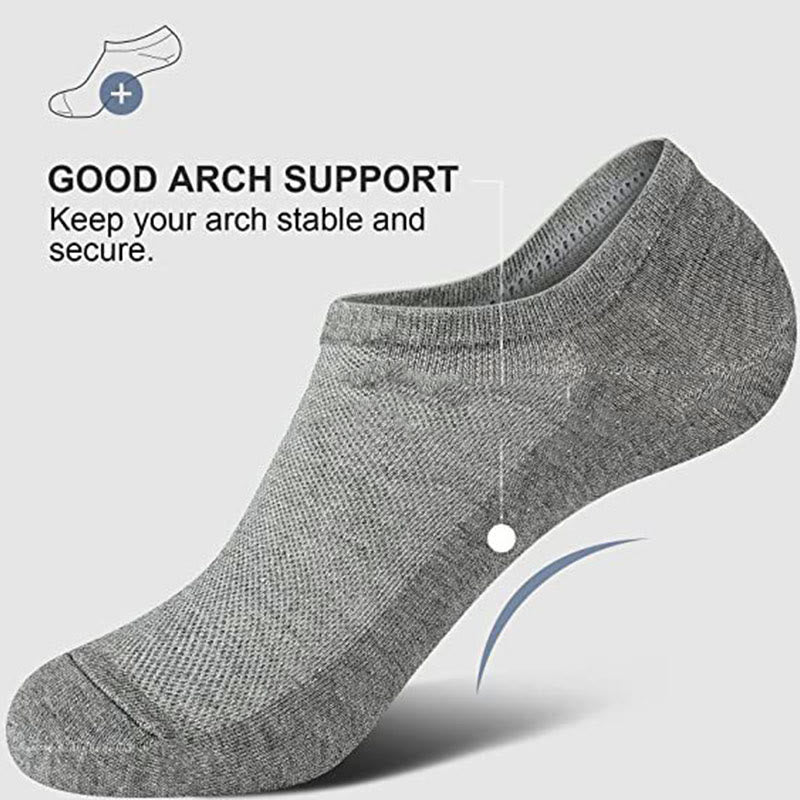 Chaussettes invisibles en maille grande taille (3 paires)